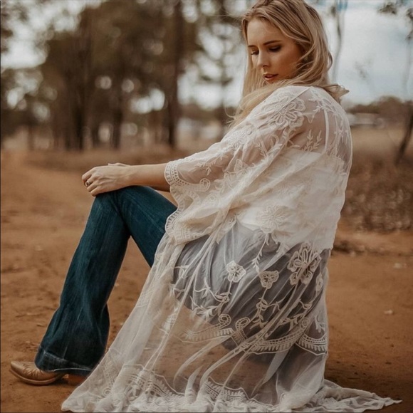 Newwhite Caldero Western Lace Duster 